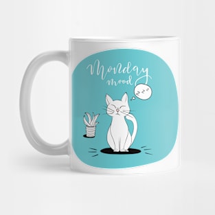 Monday Mood Cat Mug